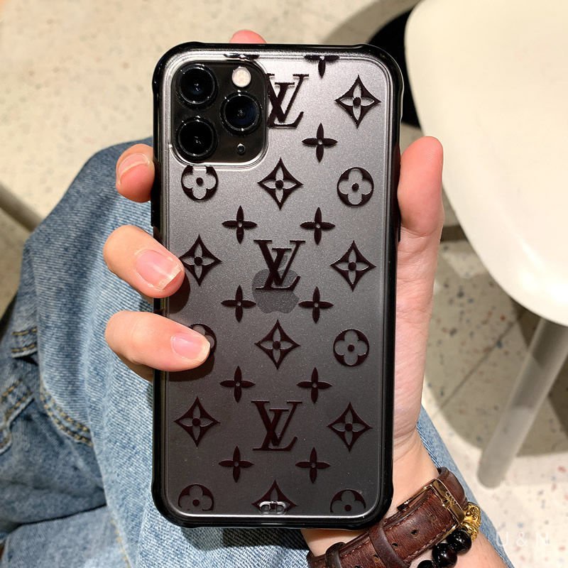 Funda Louis Vuitton vintage bordado Phone Case iPhone 12 Por Max mini SE  2021 11 Pro Max X XS Max XR Soft Shockproof Cover 7 8 Plus 7+ 8  Galvanoplastia Anti-caída