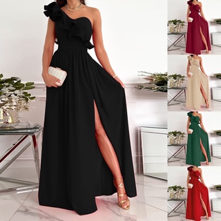  SLATIOM Vestido largo para mujer, elegante vestido de