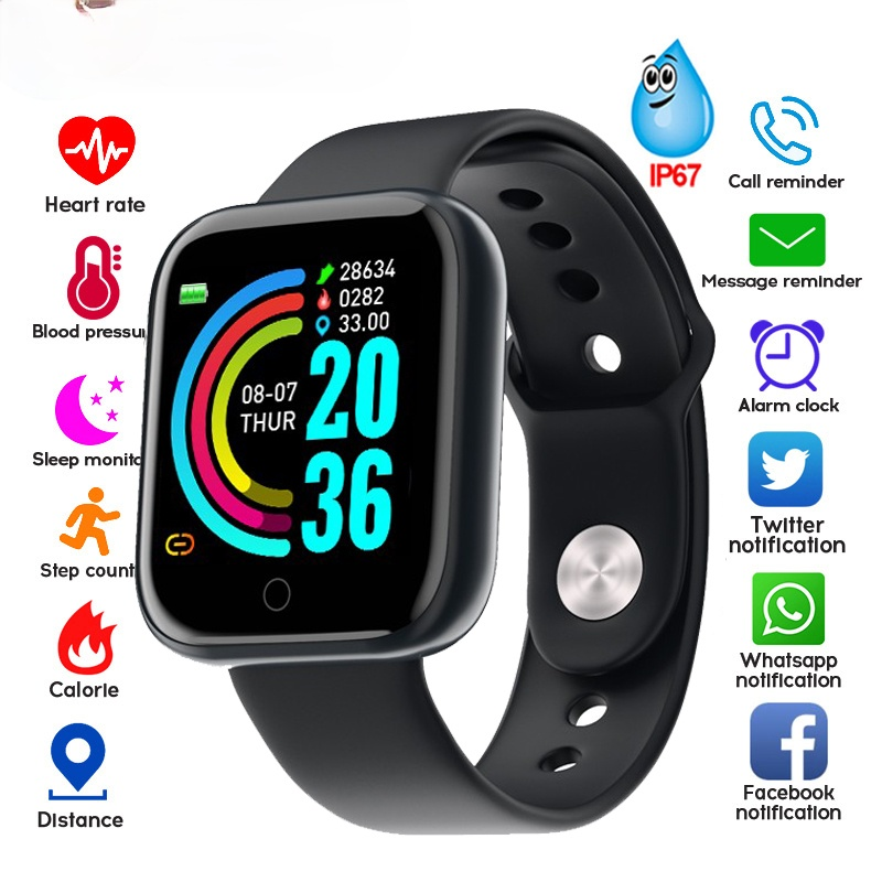  Relojes inteligentes para mujer con pantalla táctil de 1.69  pulgadas, reloj inteligente con frecuencia cardíaca, presión arterial,  monitor de sueño, IP68, impermeable, rastreador de actividad, fitness, reloj  inteligente para teléfonos iOS