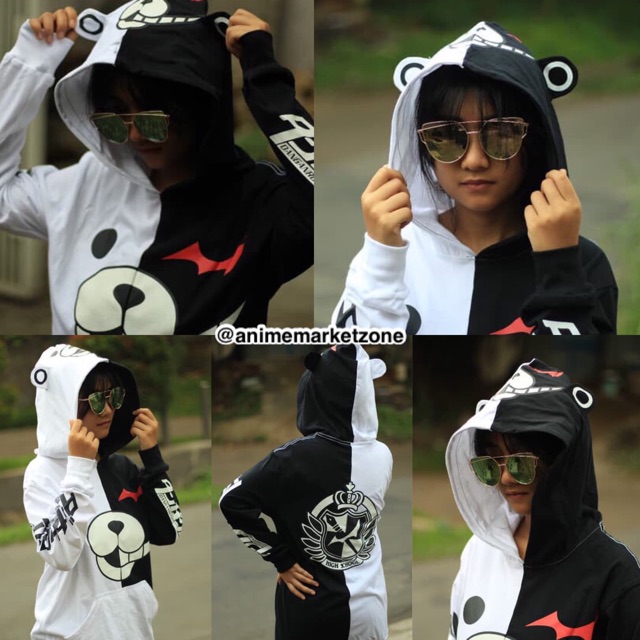 Monokuma sudadera clearance