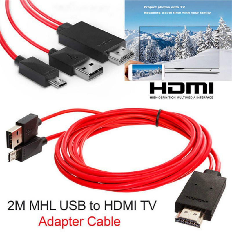 Micro Usb A Hdmi 1080 Cable De Tv Hd Adaptador Usb 2,0