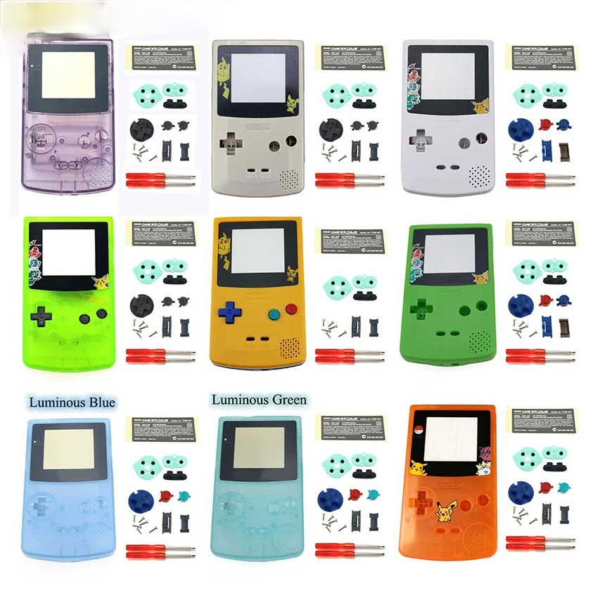 Nintendo GBC Game Boy Color Pokémon Green Venusaur Custom Mod Console – DK's Game Emporium