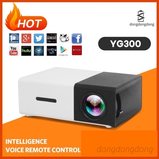  Projectors YG-300 LCD mini soporte 1080P proyector LED