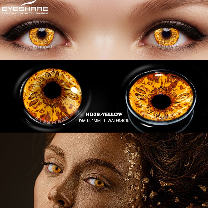 EYESHARE Par De Lentes De Contacto De Color Para Ojos Púrpura