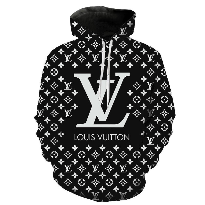 Marea De La Marca De Moda Louis Vuitton Sudaderas Con Capucha De Los  Hombres De Las Mujeres Sudadera Impreso LV Casual Streetwear Tops