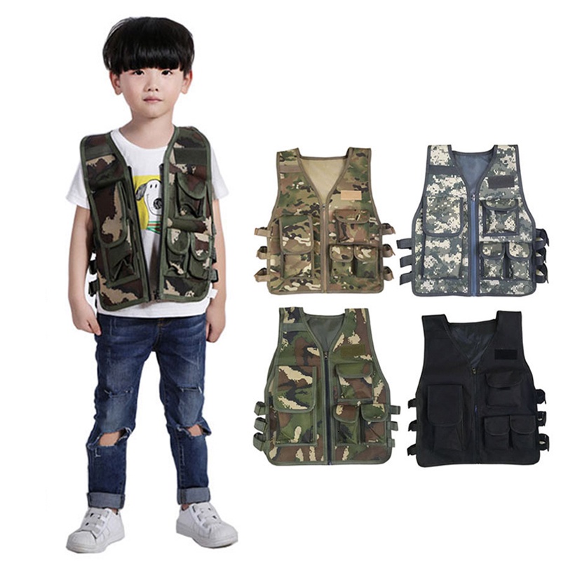 Uniformes Militares Tácticos Para Niños Chaleco De Combate De Caza Trajes  Especiales Fuerzas De Camuflaje Ropa De Selva \