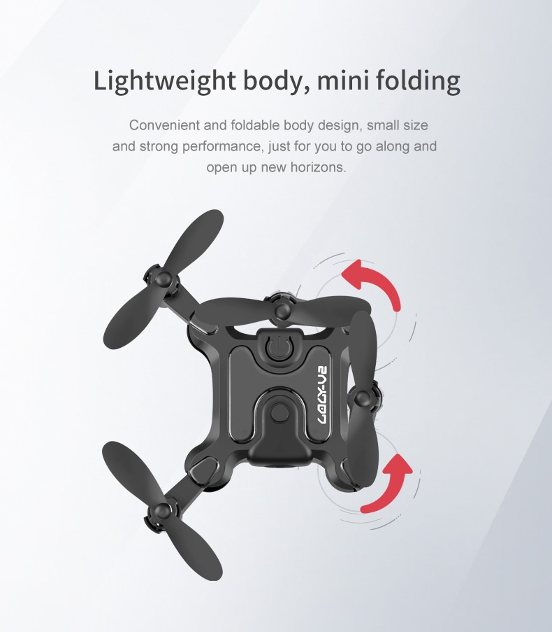 Original V2 Mini Drone 4K HD Cámara Portátil Plegable WIFI FPV Control ...
