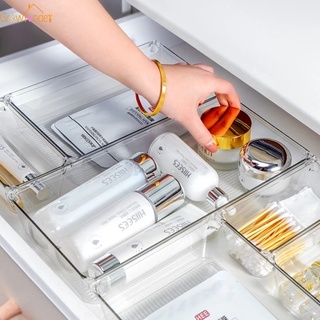 Organizador de maquillaje, caja organizadora de cosméticos resistente y al  polvo con tapa, cajas de exhibición de maquillaje, organizadores de , Cajón