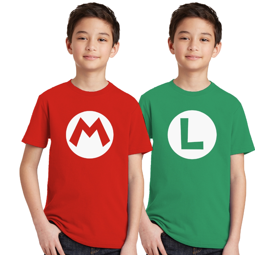 Playeras de mario online y luigi