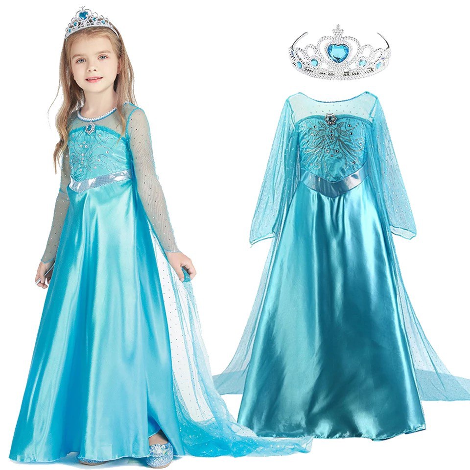 Vestidos de frozen discount elsa