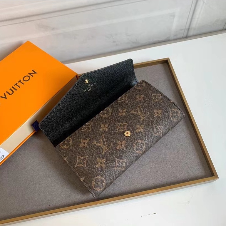 Entrega Con Caja] Billetera Louis Vuitton 100 % Auténtica , Nueva Cartera  Corta LV Para Mujer M80725