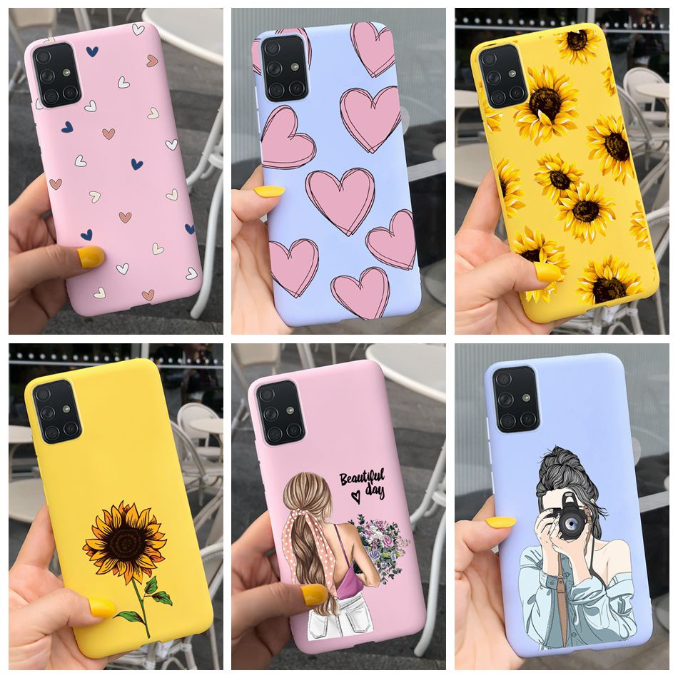 Xiaomi Redmi Note 9/9S/Note9 Pro Max Carcasa Blanda A M Nombre  Personalizado Letra Monograma Rosa Funda De Teléfono