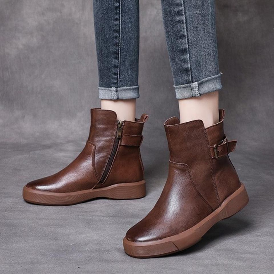 Botas en best sale cuero para mujer