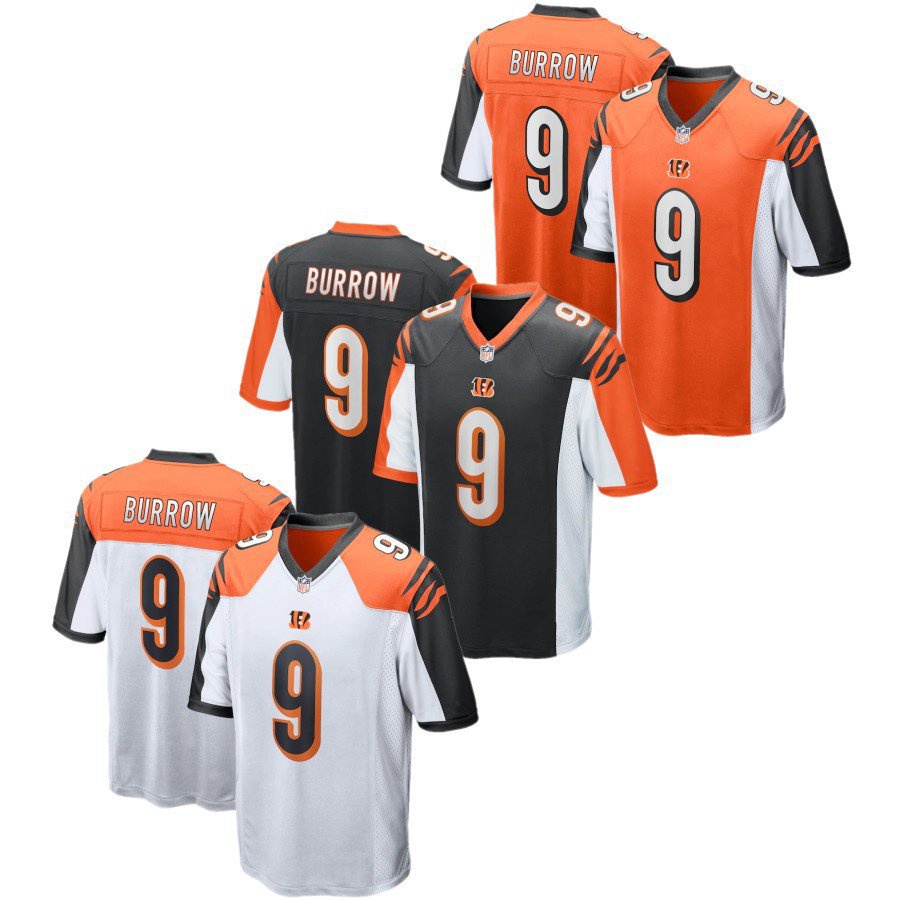 NFL Camiseta Legendaria Tigers Rugby Bengals 9 Joe Burrow 0gUh Shopee Mexico
