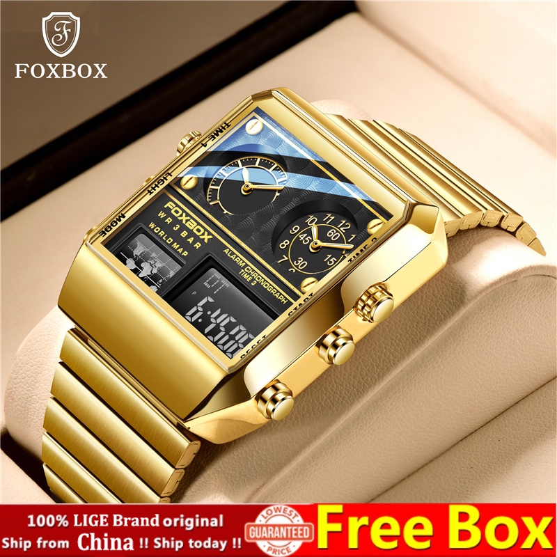 Reloj de oro discount digital