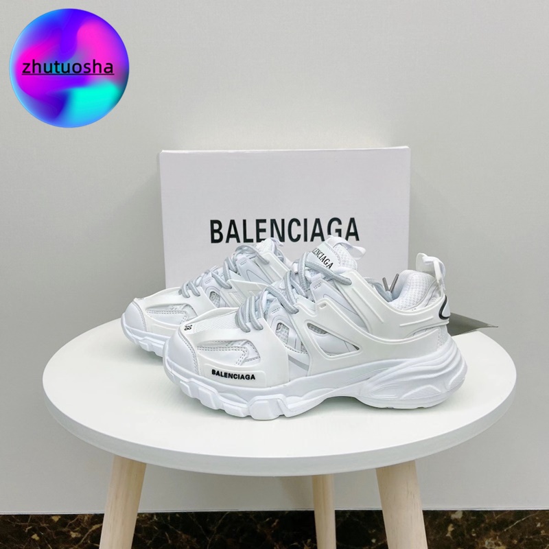 Balenciaga Zapatos De Papá Blanco Baloncesto De Tenis Las Mujeres Pareja Botas Sociales Para Correr Profesional Skateboard Todo Combinado De Moda | Shopee México
