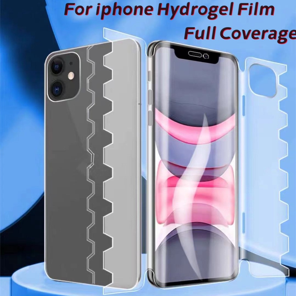 Protector de Hidrogel para Pantalla / Tapa iPhone 13 / Mini / Pro / Pro Max