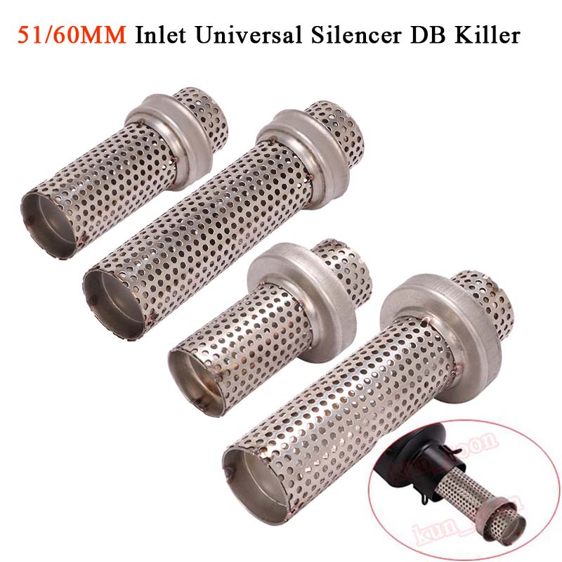 2er Set DB-Killer Ca. 35mm X 200mm Universal DB-Eater Für 1.1/2 Zoll Krümmer Oder Auspuff