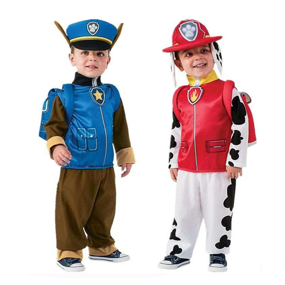 Disfraz Chase Patrulla Canina Paw Patrol Con Gorra