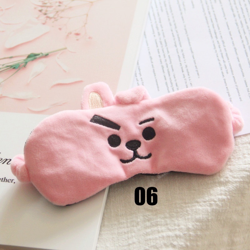 Lindo Kpop BTS Bangtan Boys Descanso Máscara De Sueño BT21 Suga TATA