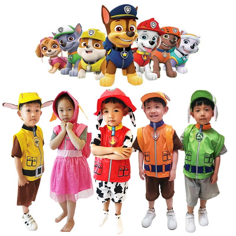 Disfraz Chase Patrulla Canina Paw Patrol Con Gorra