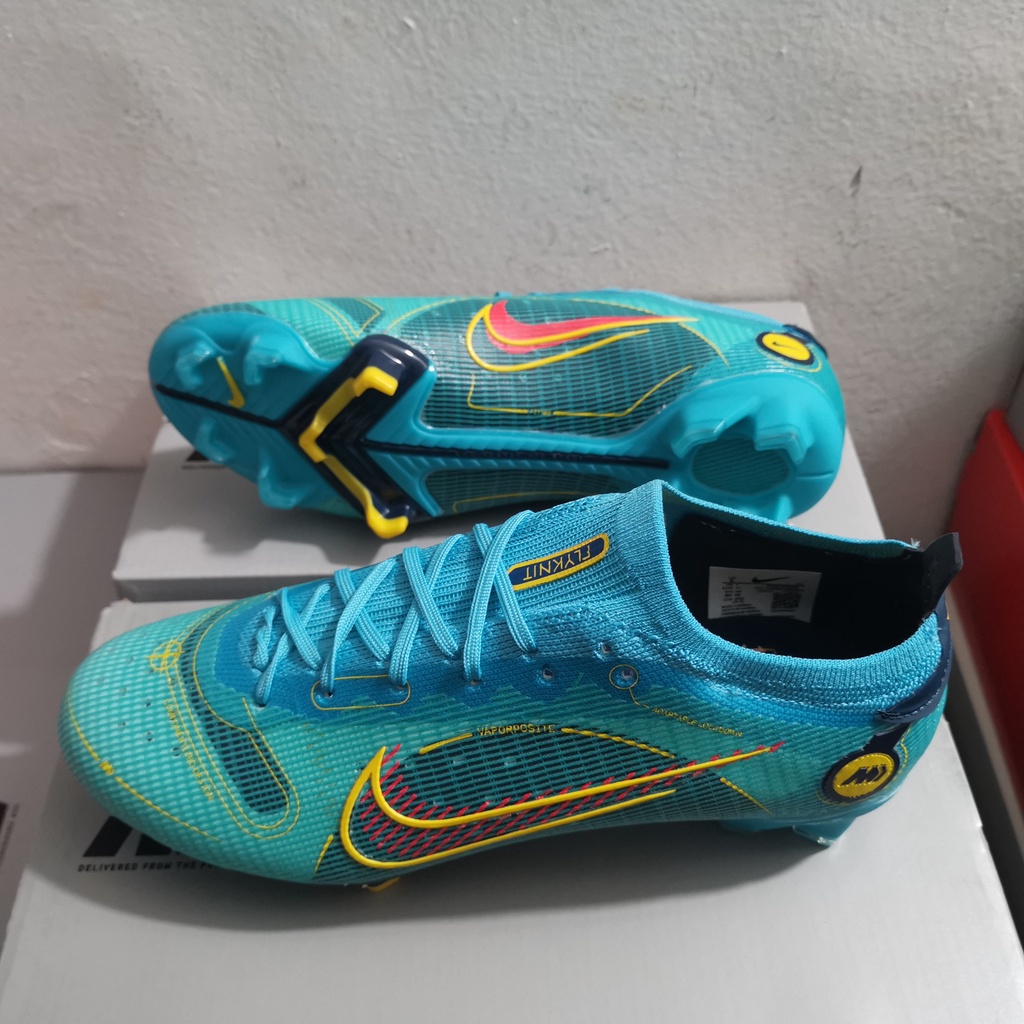 Mercurial Vapor 14 Elite FG Black Grey Iron Mura Outdoor Men s Football Shoes Neutral Boots Shopee Mexico