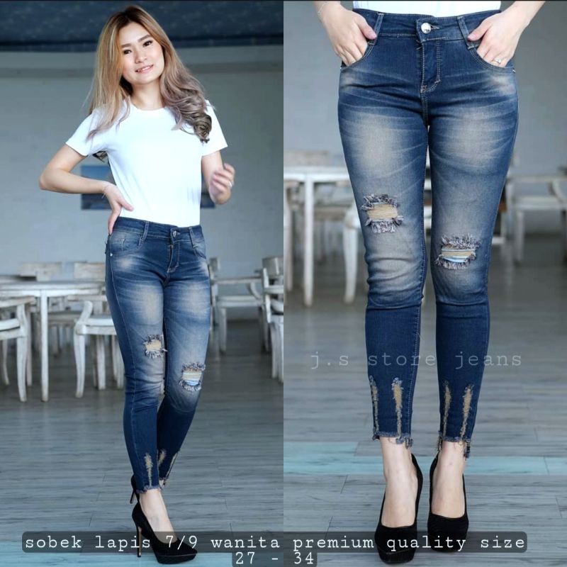 Berkah fashion jeans de mezclilla para mujer importados jeans