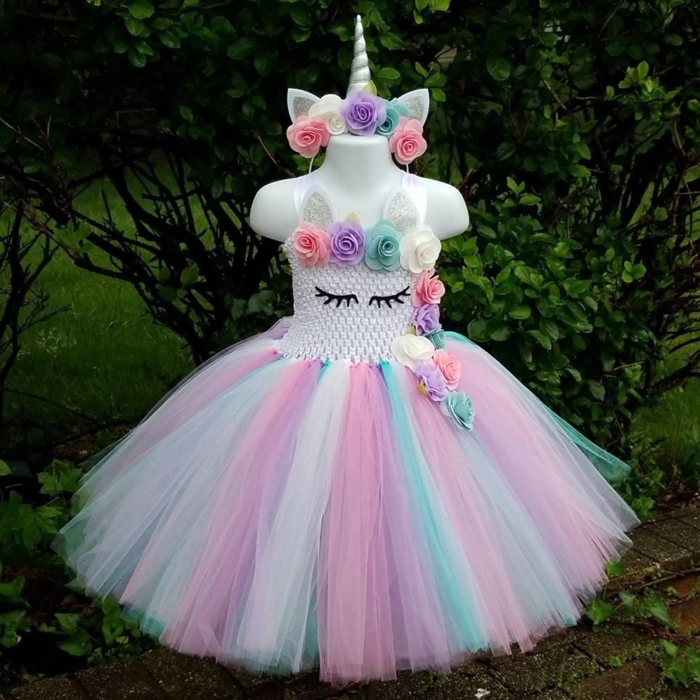 Vestidos de niña discount unicornio