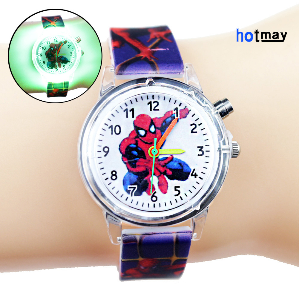 Reloj de best sale spiderman con luz