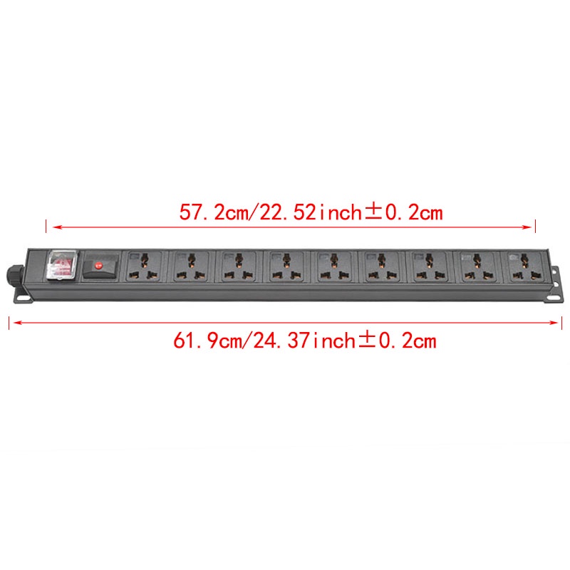 Unidad De Distribución De Energía PDU 2-17 Salidas Universal Socket ...