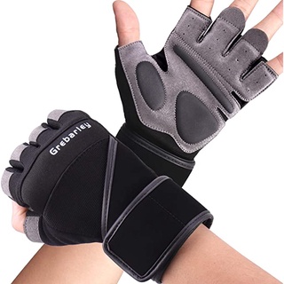 Guantes de Micro fibra para Levantamiento de Pesas Guantes de Gym  Entrenamiento