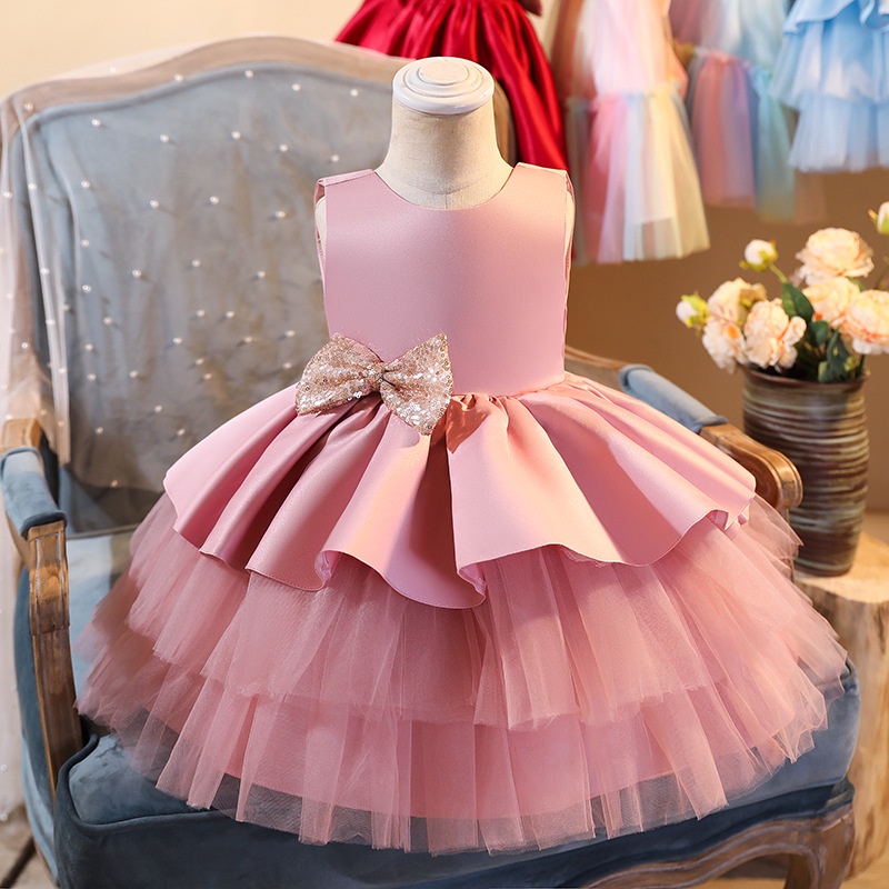 Beb ni as princesa vestido de a o nuevo fiesta vestidos de noche