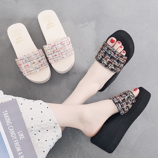 Chanclas con tacon online mujer