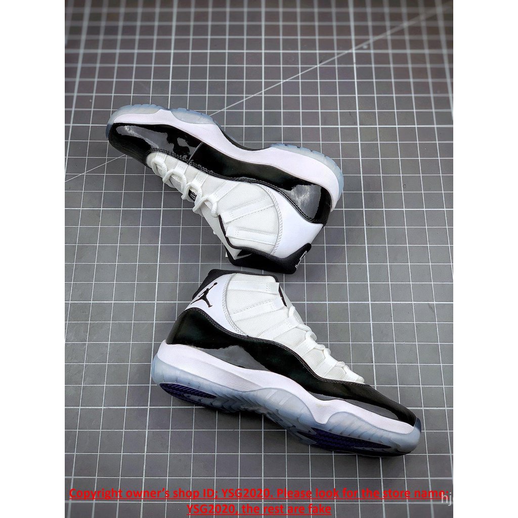 100 original YSG2020 Nike Air Jordan 11 Concord 45 Negro Blanco Zapatos De Baloncesto Shopee Mexico