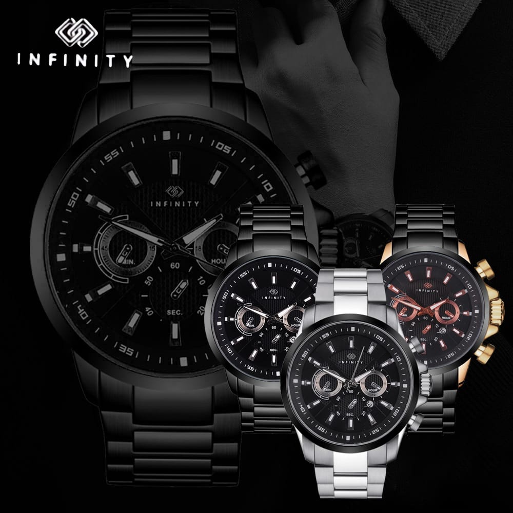 caja Gratis reloj de hombre y Cool INFINITY 9098 anal gico Ch reloj hombre bueno