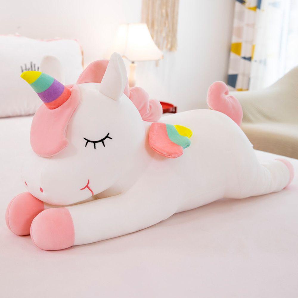 thumbnail image 1 of EUGENIA Unicornio Almohada Animal Gigante Suave Niños Regalo Interactivo Juguetes De Caballo Cojín Peluche Decoración De La Habitación De Animales De Felpa, 1 of 5