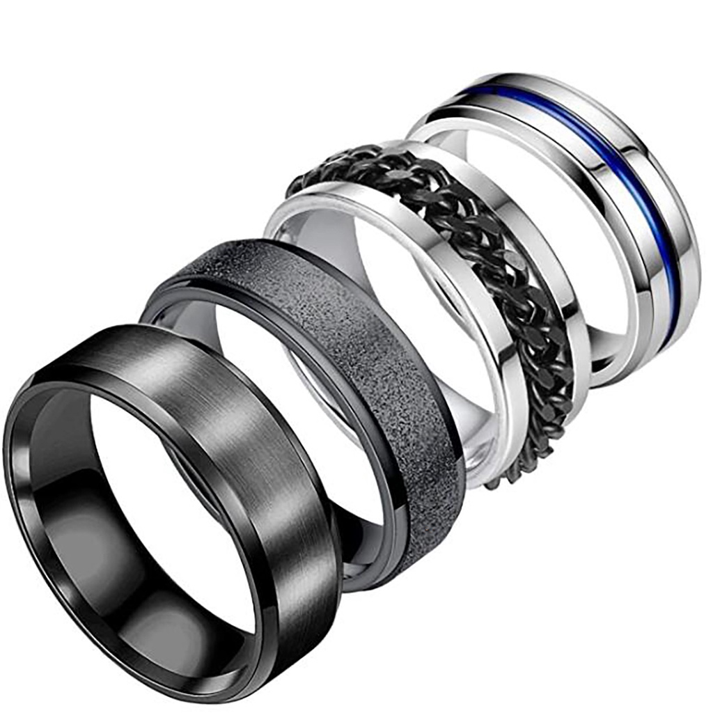 Anillo para hombre de acero inoxidable