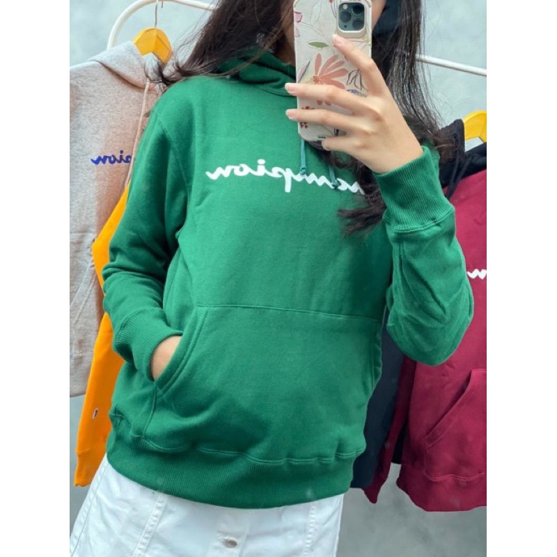 Sudadera best sale verde champion