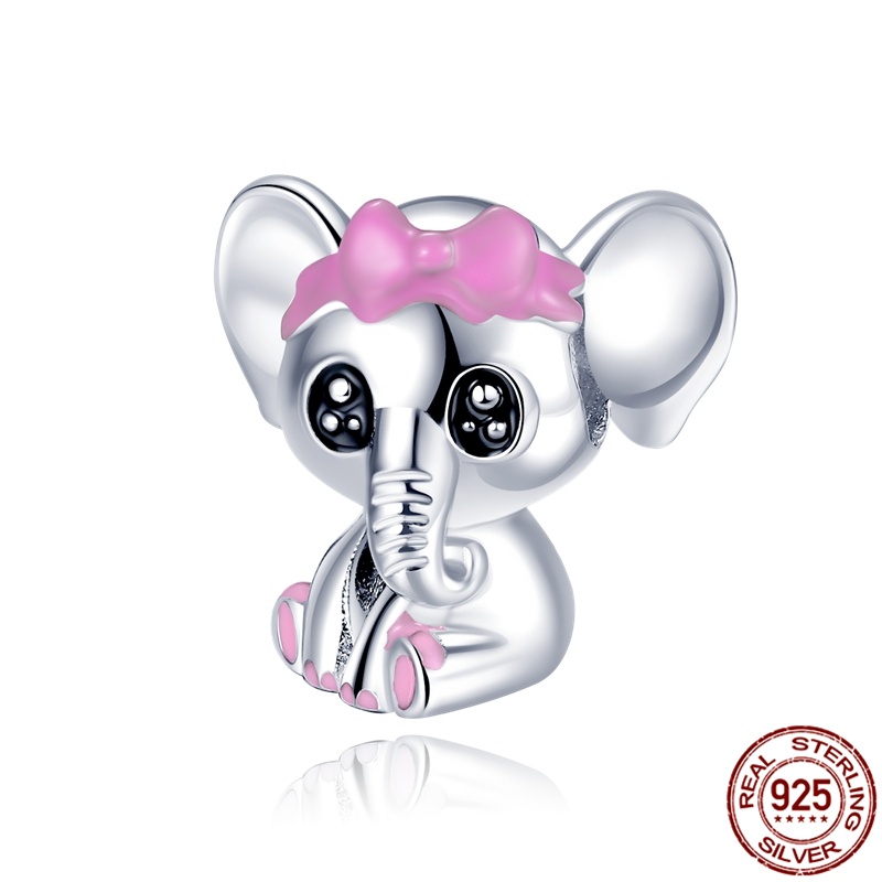 925 Charm Original Pan Pulsera Collar Mujer Rosa Coleccion Beads Plata 925 Colgante Joyeria