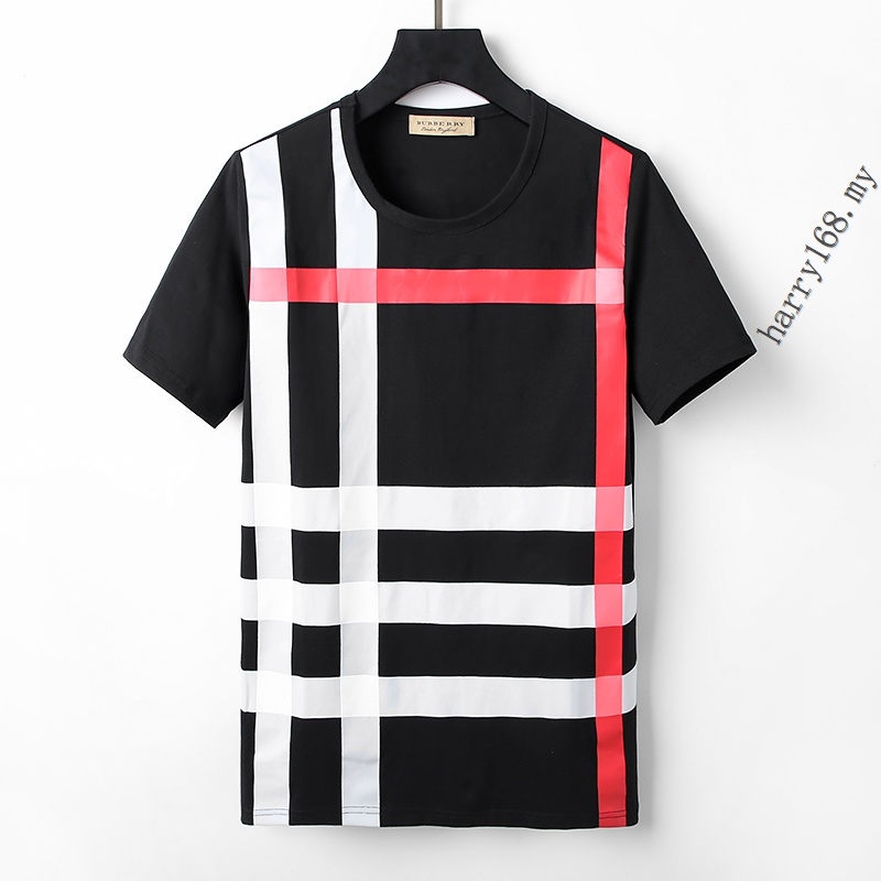 BURBERRY Camiseta De Algodón Para Hombre S-XXXL M1447 | Shopee México