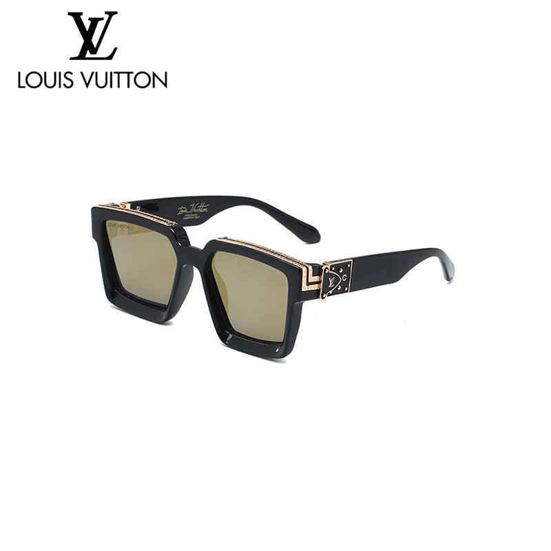 Louis Vuitton 96006 Moda De Lujo Tendencia Hombres Señoras Cuadrado  Conducción Gafas De Sol Protección UV400