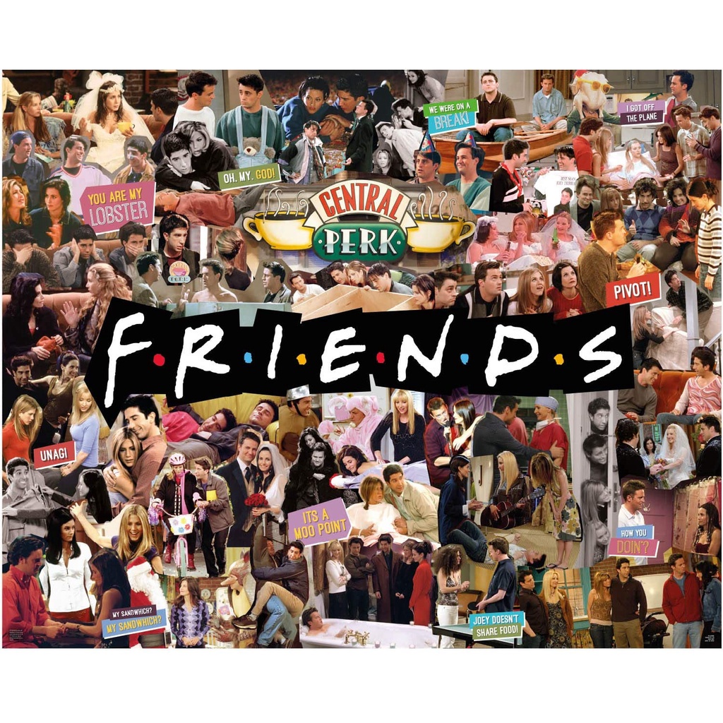 Listo Stock Friends Tv Show Collage Rompecabezas1000 Piezas Shopee