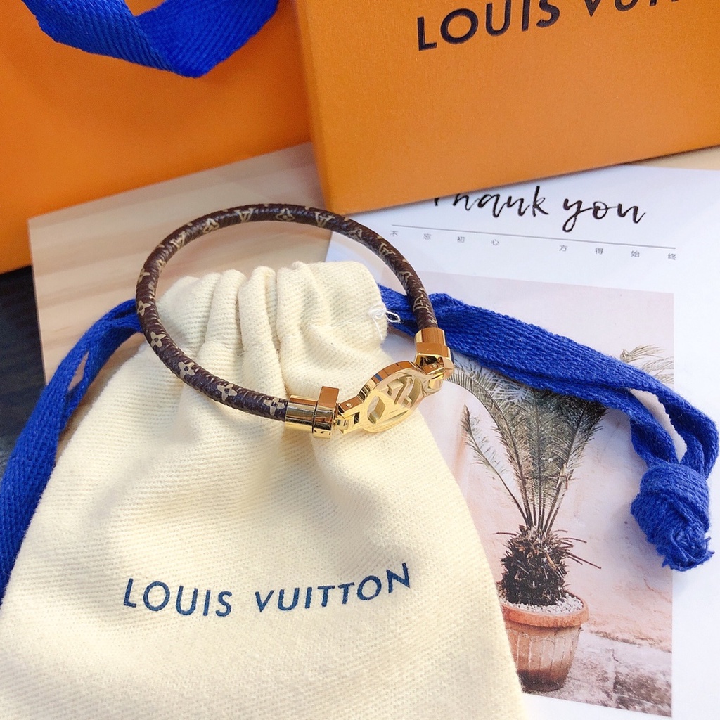 LV Louis Vuitton Brazalete Bracelete Joyería Delicada Regalo De Lujo Hombre  Mujer S181 8K86