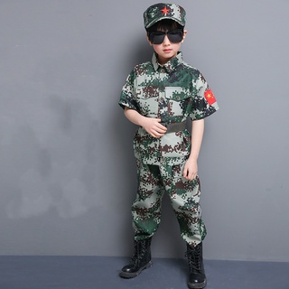 Disfraces De Halloween Para Niños Bebé Niña Niño Militar Traje Del Ejército  Uniforme Performan Ropa Camuflaje Táctico Hombres Soldado Escuela \ |  Shopee México