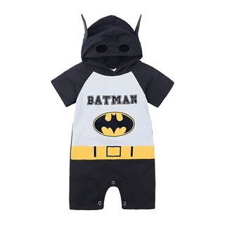 De Dibujos Animados Batman Bebé Niños De Manga Corta Peleles Mono De  Algodón Transpirable Recién Nacido Niño Ropa De | Shopee México