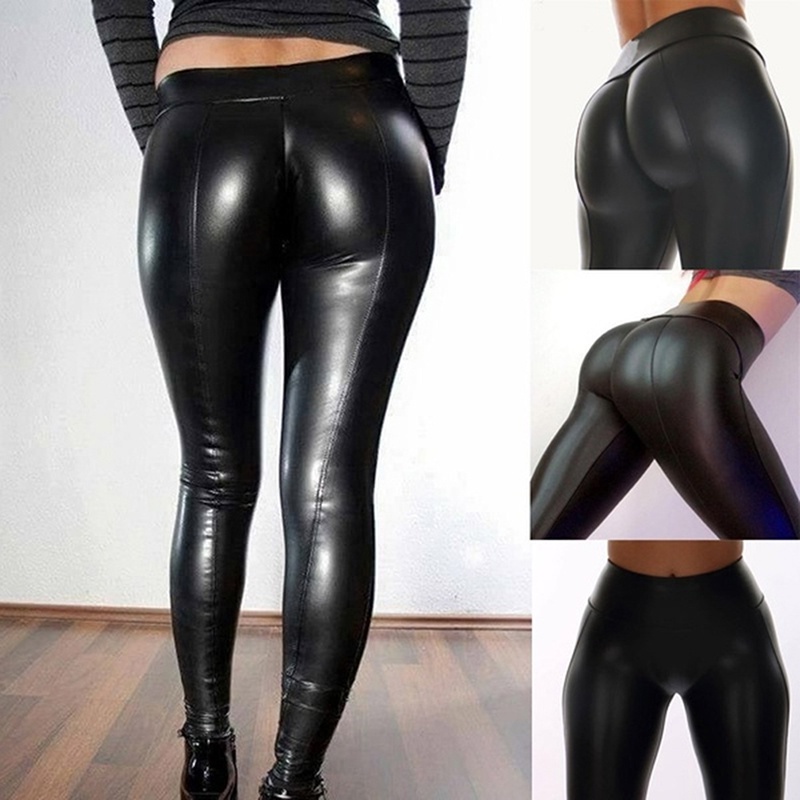 Leggins de piel online sintetica