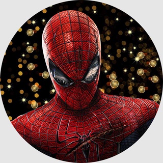 Diseño Redondo Para Super Héroe Spider Man Telón De Fondo Para Niños Dorado  Negro Celebración De Cumpleaños Fotografía Nombre Pic Personalizado |  Shopee México