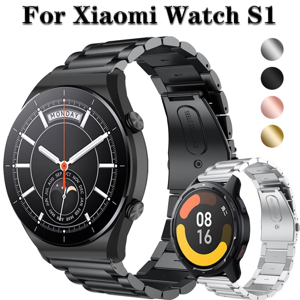 Para Xiaomi Watch S1/S1 Active S1 Pro Correa De Acero Inoxidable