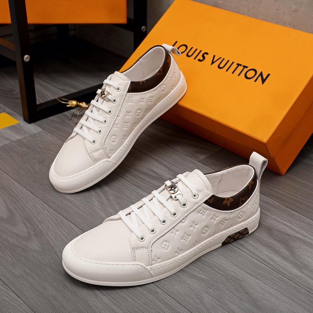 Zapatos Louis Vuitton Hombre Blanco Zapatos de vestir