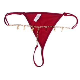 Personalizado DIY Nombre Alfabeto Ropa Interior Cintura Cuerpo Joyería  Mujeres Sexy Bikini Tanga Bragas Cadena Corporal San Valentín Y # 39 ;  Regalo Del Día De s | Shopee México